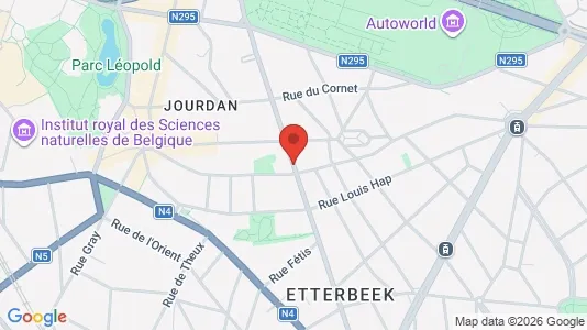 Apartments for rent i Brussels Etterbeek - kort over placeringen