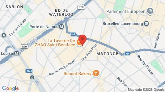 Apartments for rent i Brussels Elsene - kort over placeringen