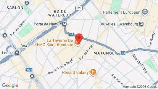 Apartments for rent i Brussels Elsene - kort over placeringen