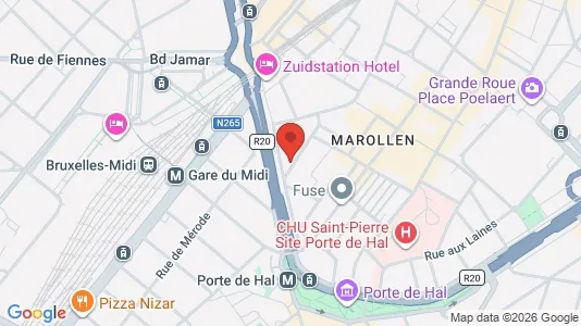 Apartments for rent i Stad Brussel - kort over placeringen