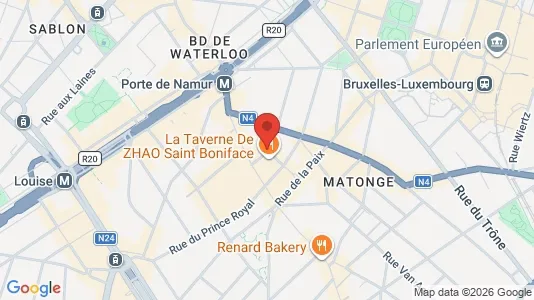 Apartments for rent i Brussels Elsene - kort over placeringen