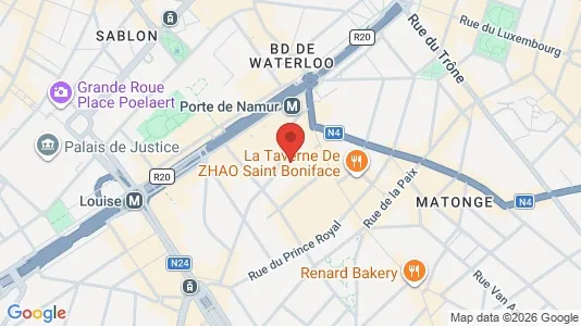 Apartments for rent i Brussels Elsene - kort over placeringen