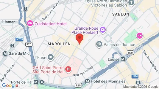 Apartments for rent i Stad Brussel - kort over placeringen
