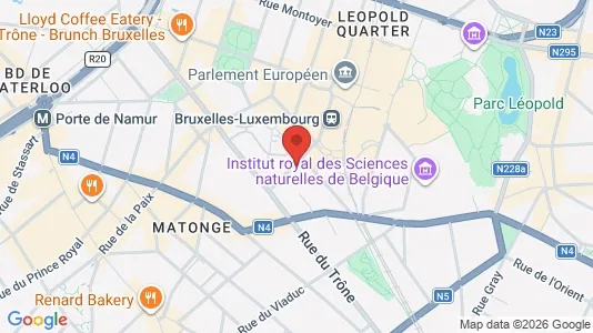 Apartments for rent i Brussels Elsene - kort over placeringen
