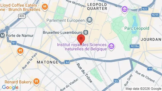 Apartments for rent i Brussels Elsene - kort over placeringen