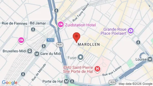 Apartments for rent i Stad Brussel - kort over placeringen