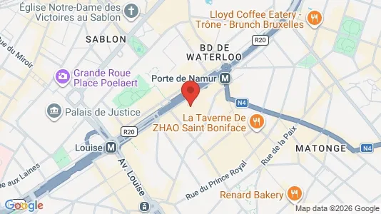 Apartments for rent i Stad Brussel - kort over placeringen