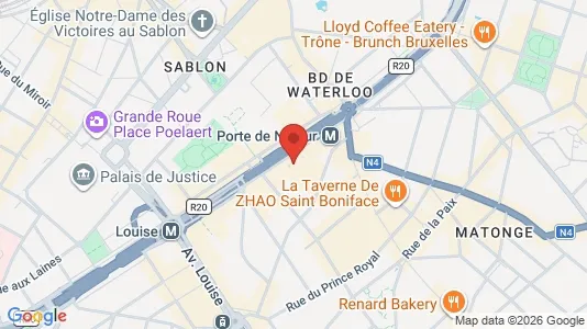 Apartments for rent i Brussels Elsene - kort over placeringen
