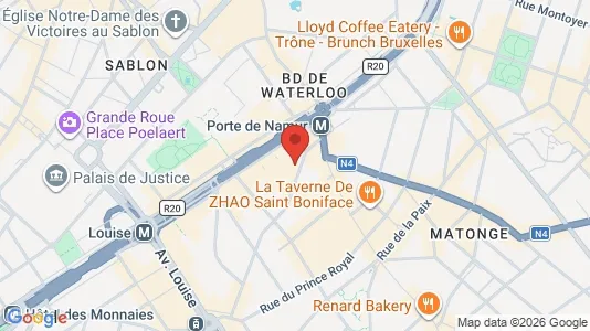 Apartments for rent i Brussels Elsene - kort over placeringen