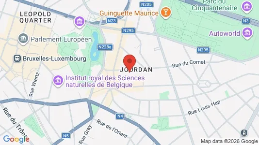 Apartments for rent i Brussels Etterbeek - kort over placeringen