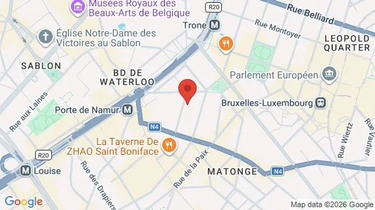 Apartments for rent i Brussels Elsene - kort over placeringen