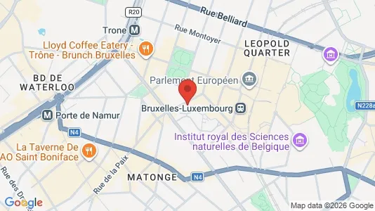Apartments for rent i Brussels Elsene - kort over placeringen