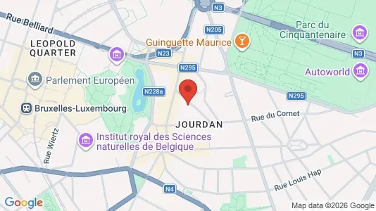Apartments for rent i Brussels Etterbeek - kort over placeringen