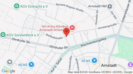 Apartments for rent i Ilm-Kreis - kort over placeringen