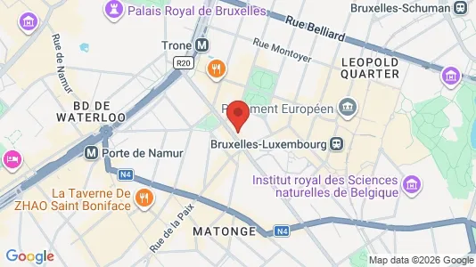 Apartments for rent i Brussels Elsene - kort over placeringen