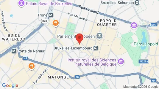 Apartments for rent i Brussels Elsene - kort over placeringen