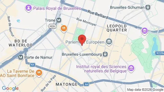 Apartments for rent i Brussels Elsene - kort over placeringen