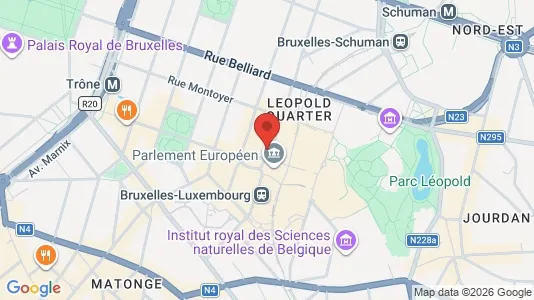 Apartments for rent i Brussels Elsene - kort over placeringen