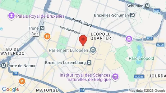 Apartments for rent i Stad Brussel - kort over placeringen