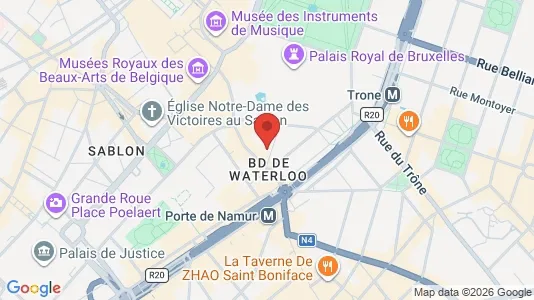 Apartments for rent i Stad Brussel - kort over placeringen