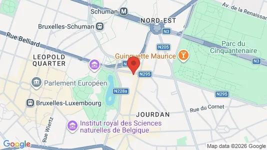 Apartments for rent i Brussels Etterbeek - kort over placeringen