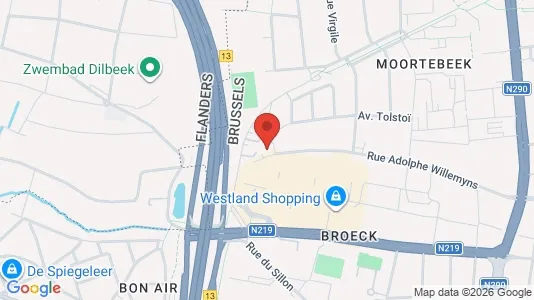 Apartments for rent i Brussels Anderlecht - kort over placeringen
