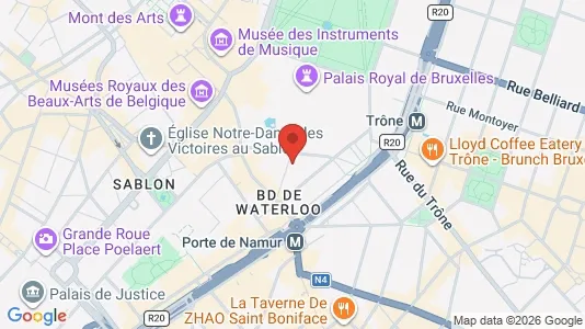 Apartments for rent i Stad Brussel - kort over placeringen