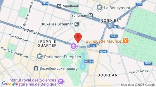 Apartments for rent i Brussels Etterbeek - kort over placeringen