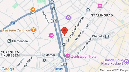 Apartments for rent i Stad Brussel - kort over placeringen