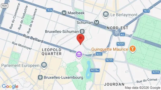 Apartments for rent i Brussels Etterbeek - kort over placeringen