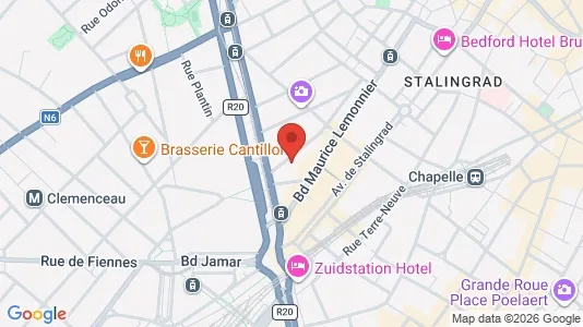 Apartments for rent i Stad Brussel - kort over placeringen