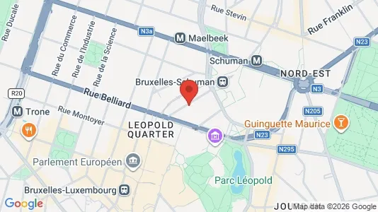 Apartments for rent i Brussels Etterbeek - kort over placeringen