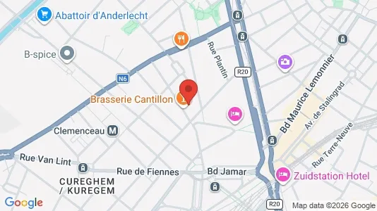 Apartments for rent i Brussels Anderlecht - kort over placeringen