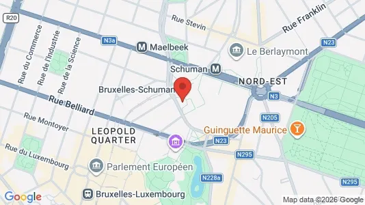 Apartments for rent i Brussels Etterbeek - kort over placeringen