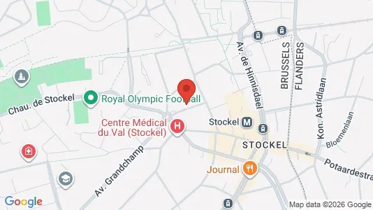 Apartments for rent i Brussels Sint-Pieters-Woluwe - kort over placeringen