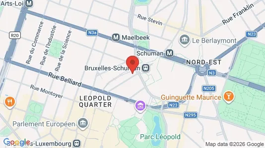 Apartments for rent i Brussels Etterbeek - kort over placeringen