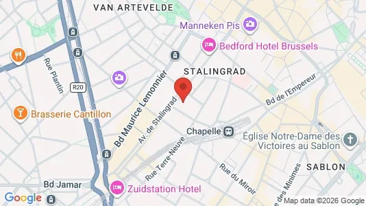 Apartments for rent i Stad Brussel - kort over placeringen