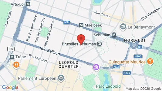 Apartments for rent i Brussels Etterbeek - kort over placeringen