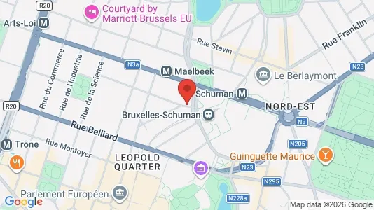 Apartments for rent i Brussels Etterbeek - kort over placeringen