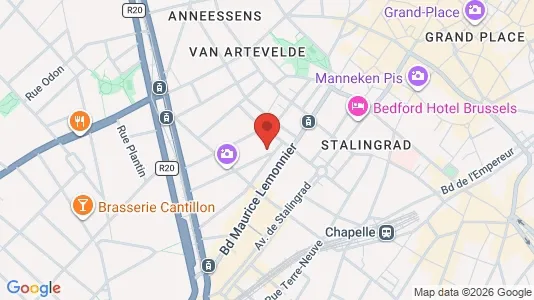 Apartments for rent i Stad Brussel - kort over placeringen
