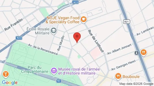Apartments for rent i Brussels Schaarbeek - kort over placeringen