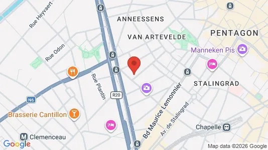Apartments for rent i Stad Brussel - kort over placeringen