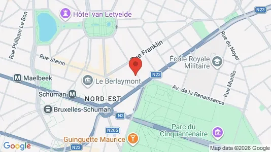 Apartments for rent i Stad Brussel - kort over placeringen