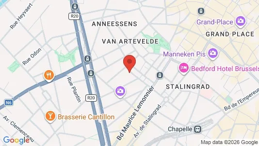 Apartments for rent i Stad Brussel - kort over placeringen