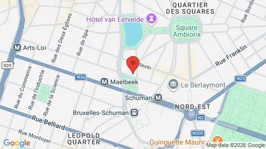 Apartments for rent i Stad Brussel - kort over placeringen