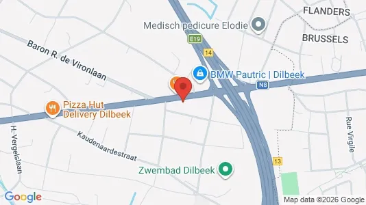 Apartments for rent i Dilbeek - kort over placeringen