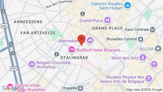 Apartments for rent i Stad Brussel - kort over placeringen