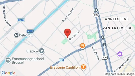 Apartments for rent i Brussels Anderlecht - kort over placeringen