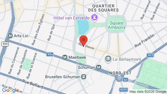 Apartments for rent i Stad Brussel - kort over placeringen