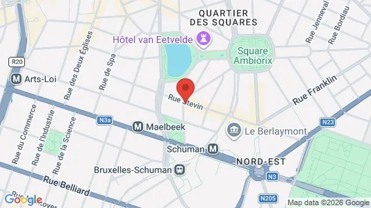 Apartments for rent i Stad Brussel - kort over placeringen